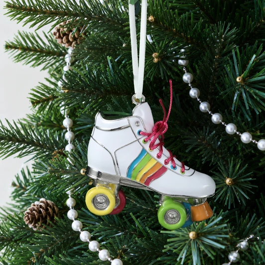 Retro Roller Skate Christmas Ornament