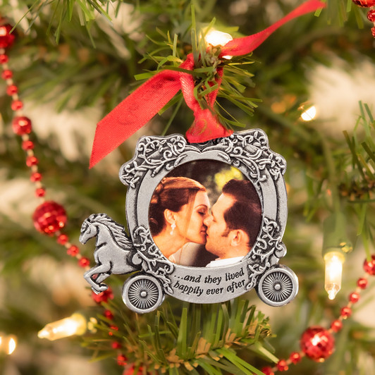 Horse and Carriage Frame Ornament