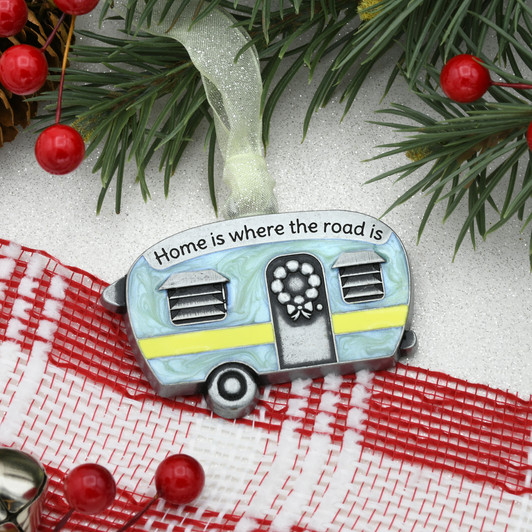Retro Camper Christmas Ornament