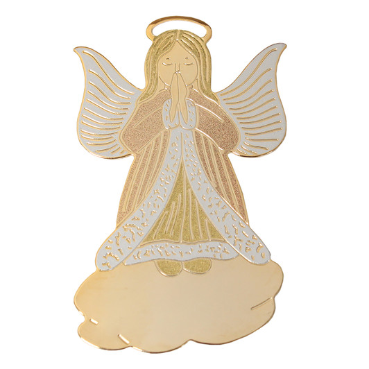 Tritone Praying Angel with imprint Ornament