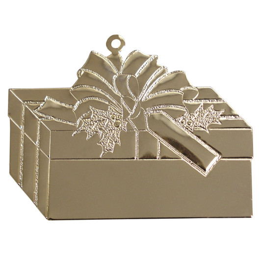 Gold Giftbox with imprint Ornament