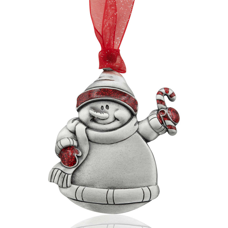 Genuine Pewter Fashion Snow Man Ornament