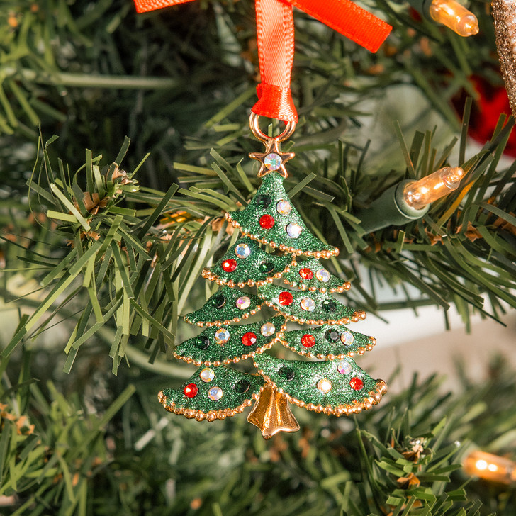 Crystal Christmas Tree Ornament Holiday Decoration