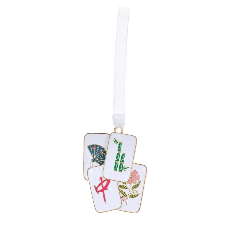 Mahjong Tiles Christmas Ornament