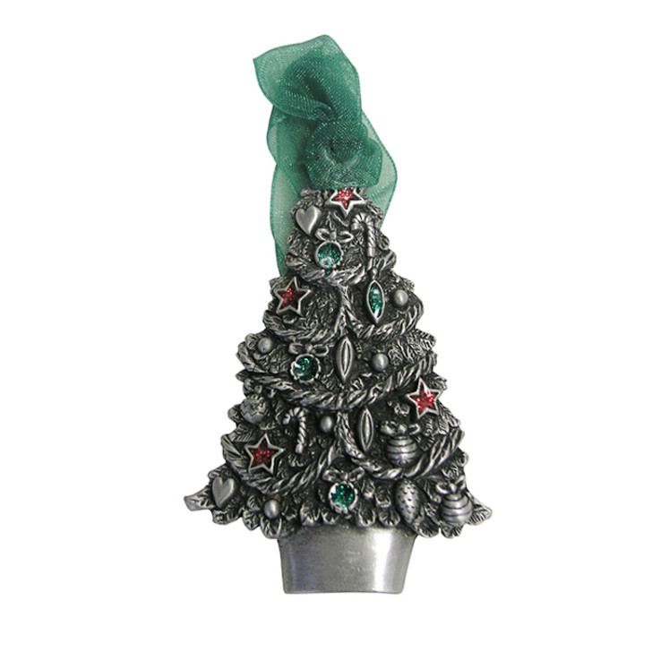 Legends Pewter Evergreen Vintage Ornament