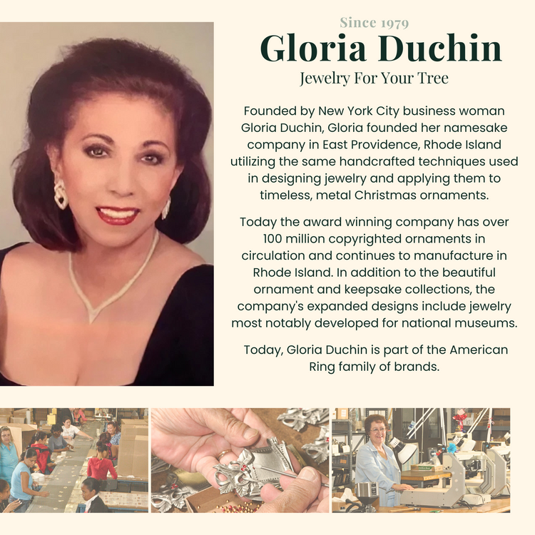 Gloria Duchin Ornaments and Gifts - It all Started with the vision of one woman. Gloria Duchin Ornaments and Gifts - It all Started with the vision of one woman.