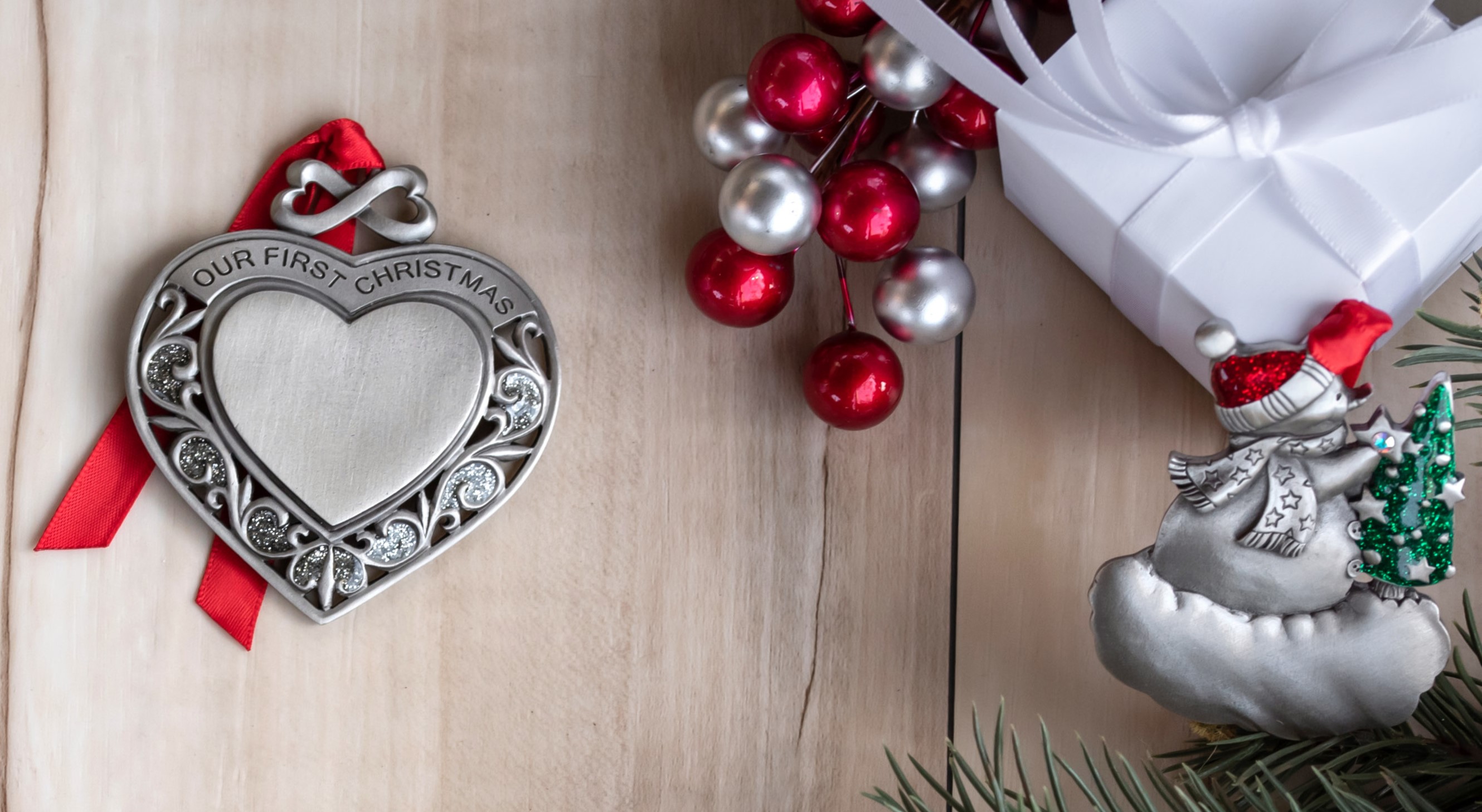 Pewter Wrench Tool Christmas Ornament - Gloria Duchin