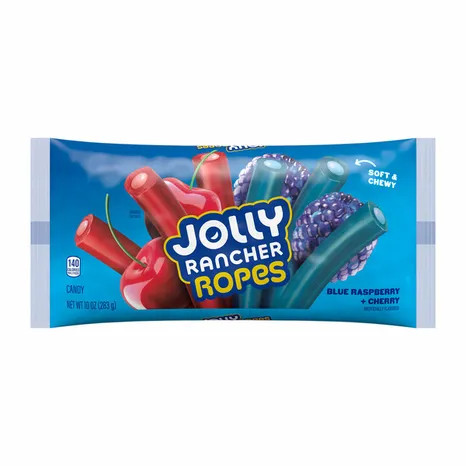 Jolly Rancher Ropes Blue Raspberry & Cherry - The Candy Store