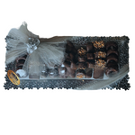 Silver Border Daisy Tray Filled With Truffles