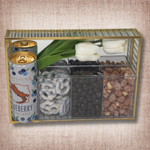 Purim Gold Mirror Glass Tray