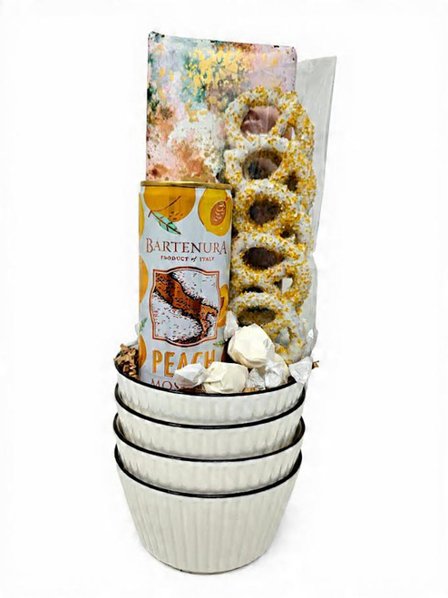 Purim Black and White Bowl set