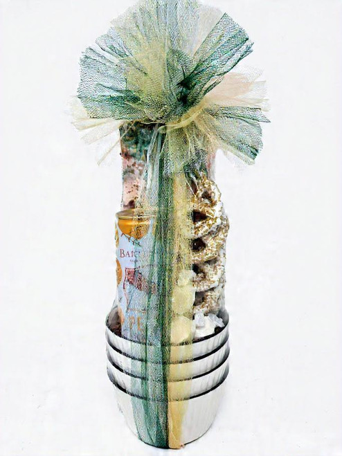 Purim Black and White Bowl set