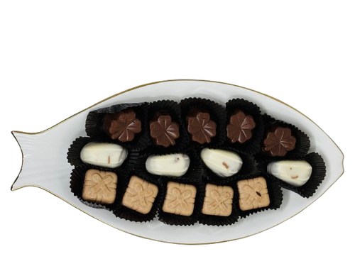 Fish Tray With Chocolate