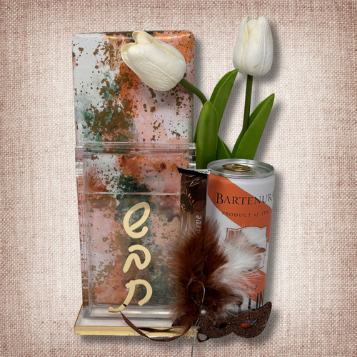 Purim Lucite Matchbox Holder