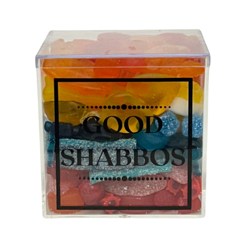 Copy of Lucite Good Shabbos Gummy Box