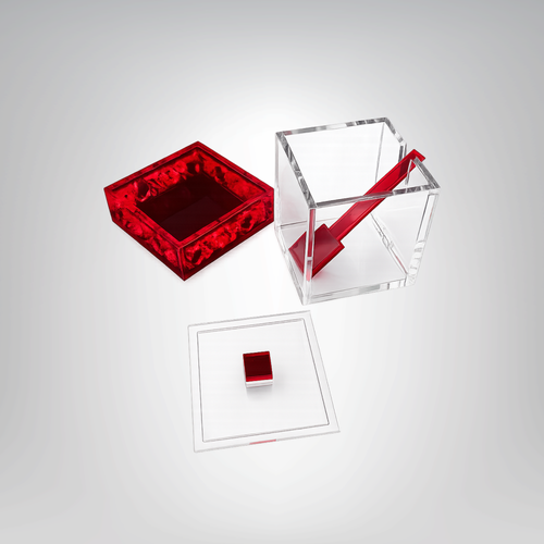Aurelle laser-cut pomegranate Honey Dish