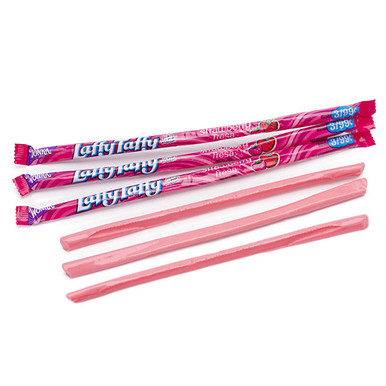 3 Strawberry Laffy Taffy Ropes