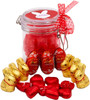 Bunny With Love 23 Piece Easter Gift Jar Featuring Lindor Eggs Lindt Gold Bunnies and Belgian Chocolate Hearts Frabco Direct