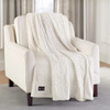 Heated Throw Electric Blanket Plush Super Soft Comfort 4 Heat Settings