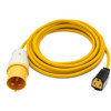 UK 16Amp 110v plug to NEMA USA Mains socket fly lead Cable Frabco Direct