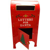 North Pole Express Official Red Letters to Santa Metal Mailbox/Post Box