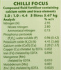 Chilli Focus Premium Liquid Concentrated Fertiliser 5 Litre details