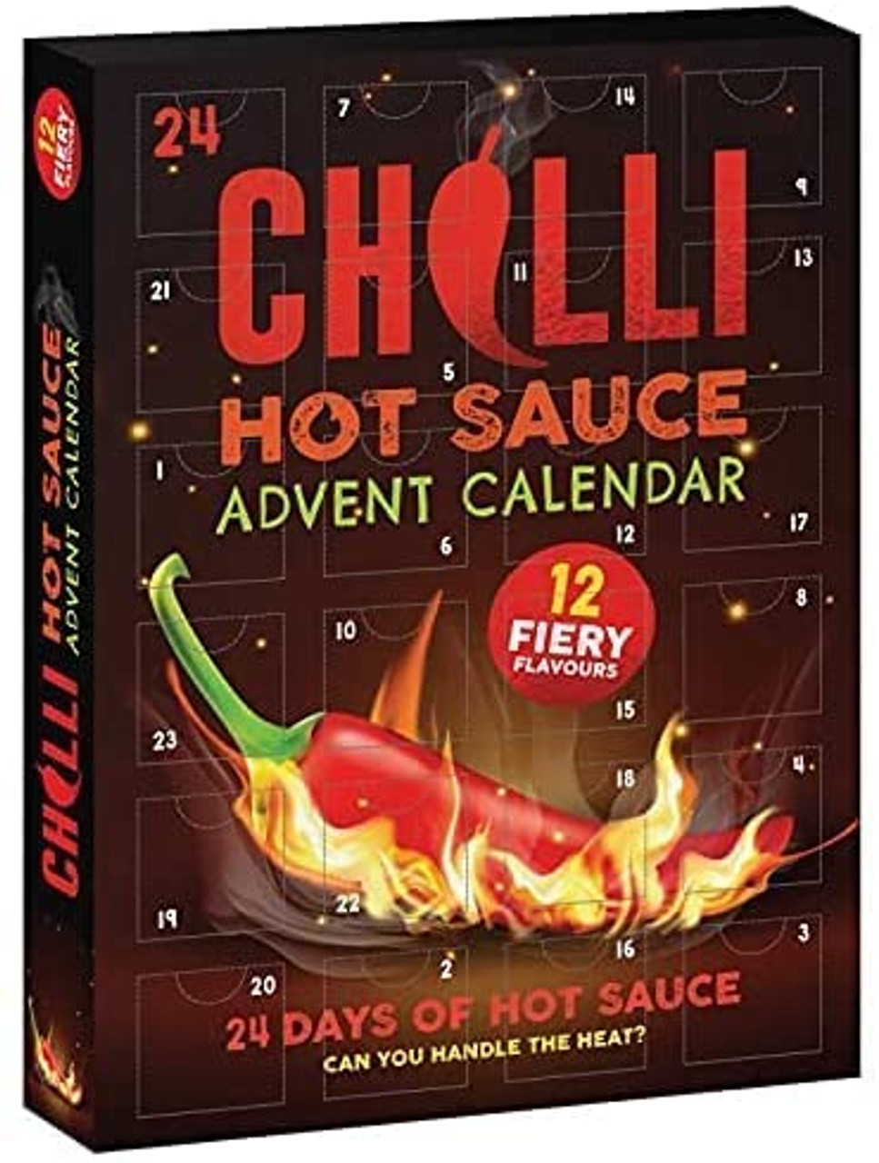 Chilli Advent Calendar for Chilly Lovers 24 Days of Hot Sauce in