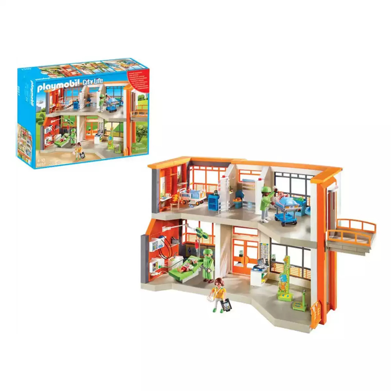 Playmobil 6657 - structure hopital (incomplet)
