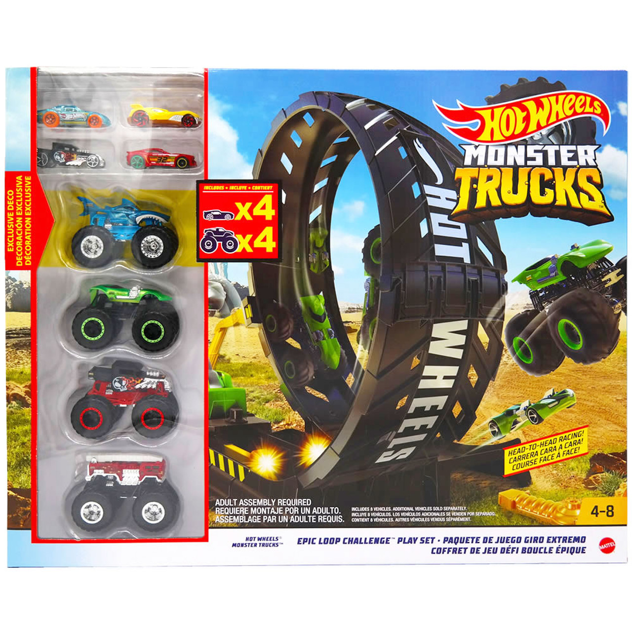 hot wheels monster truck playset