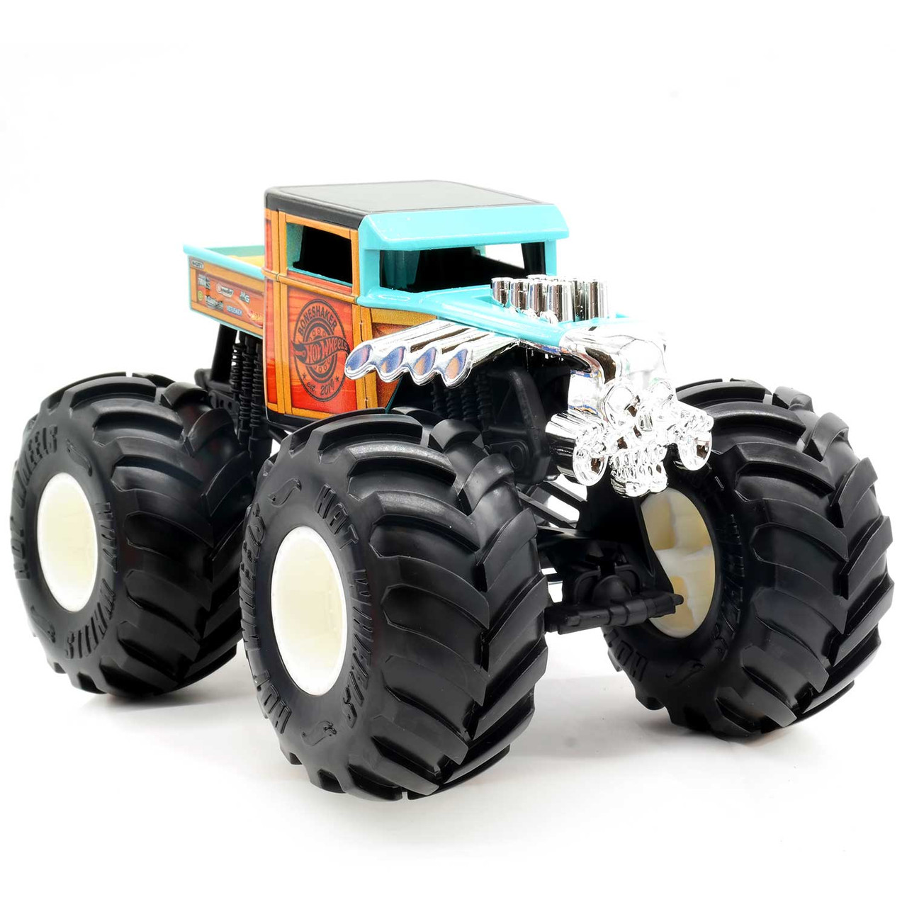 Hot Wheels Monster Trucks 1:24 Scale Bone Shaker Truck Play Vehicle 