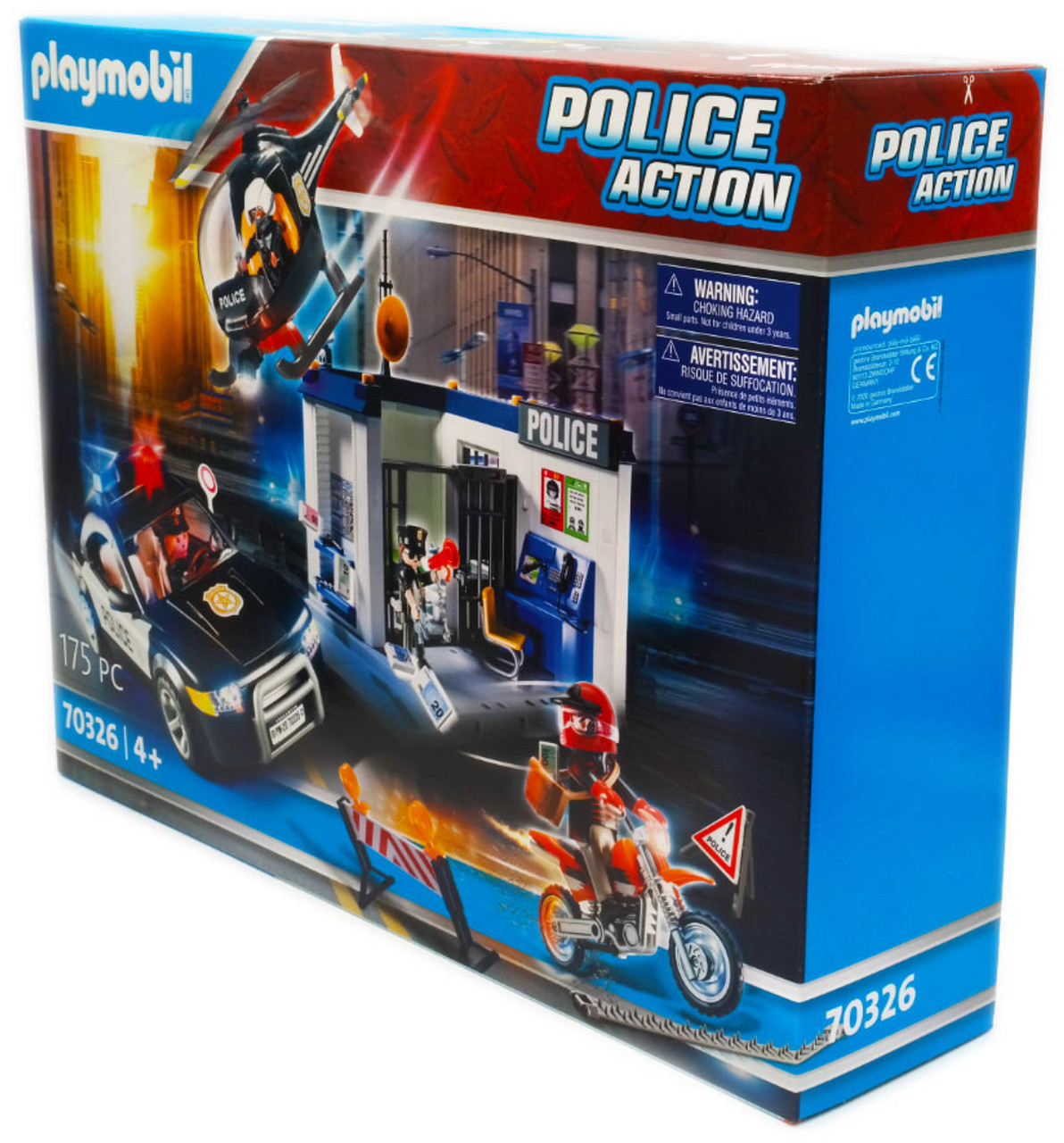 Playmobil City Action! Build and Play Police Headquarters Prison, Police  Car, Helicopter and More!! 