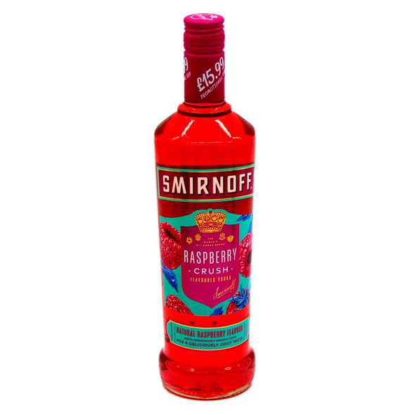 (Special) Smirnoff Raspberry Crush Natural Flavoured Vodka 70cl Frabco Direct