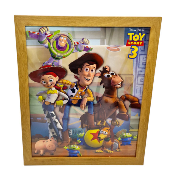 Toy story 3 Wooden Framed Print 21.5" x17.5"