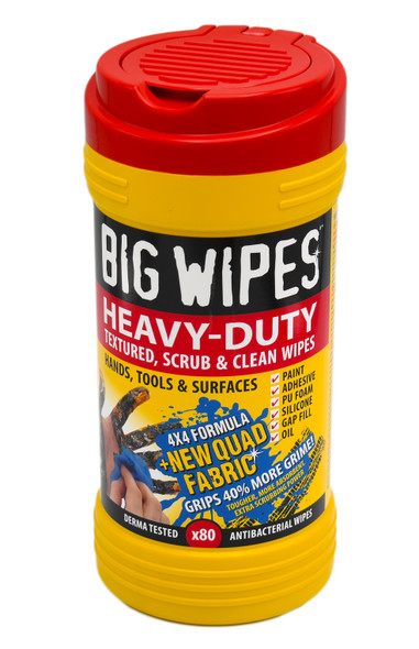 Big Wipes Heavy Duty For Hands Tools and Surfaces 80