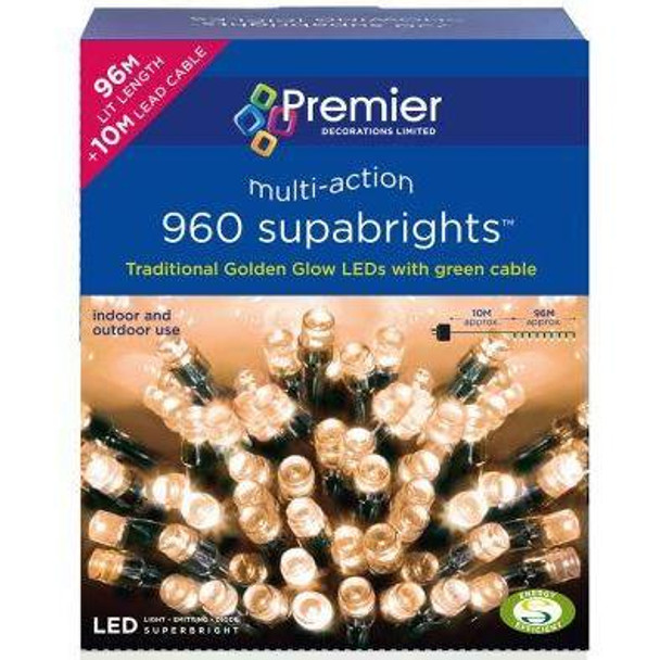 Premier Dec 960 Multi-Action Super-bright LED String Lights