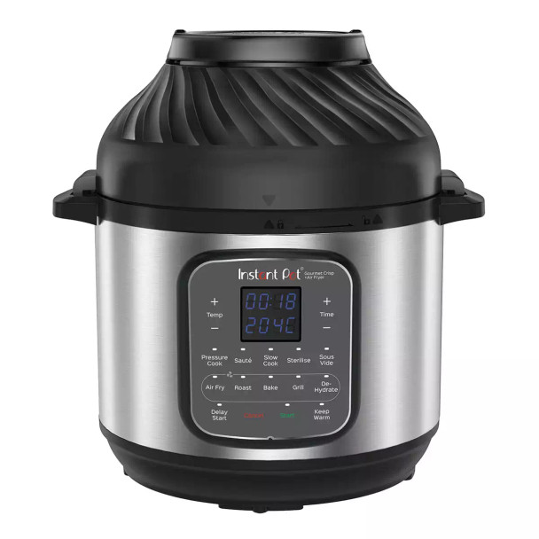 Instant Pot Gourmet Crisp 11-in-1, 7.6L Pressure Cooker & AirFryer Frabco Direct