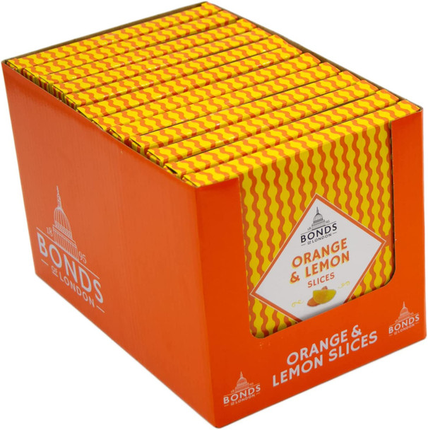 Orange & Lemon Flavour Jelly Slices - 12 x 120g Full Box