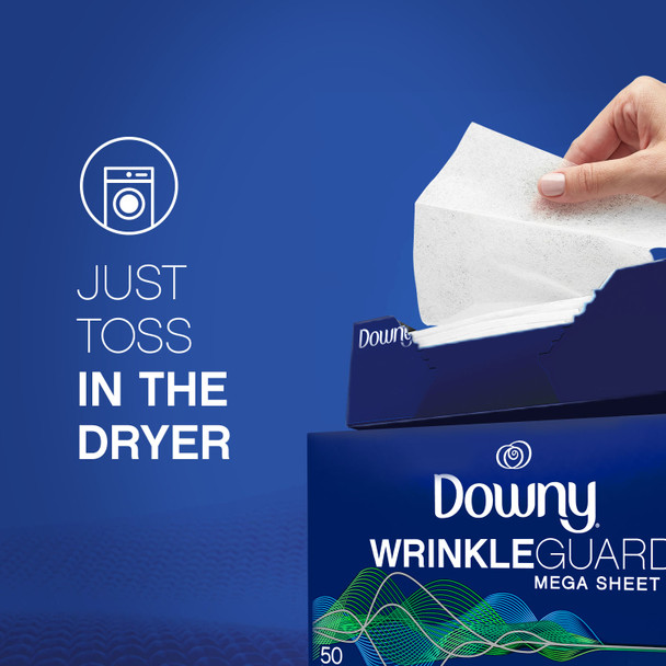 Downy Wrinkleguard Dryer Sheets, Fresh Scent, 60 Count