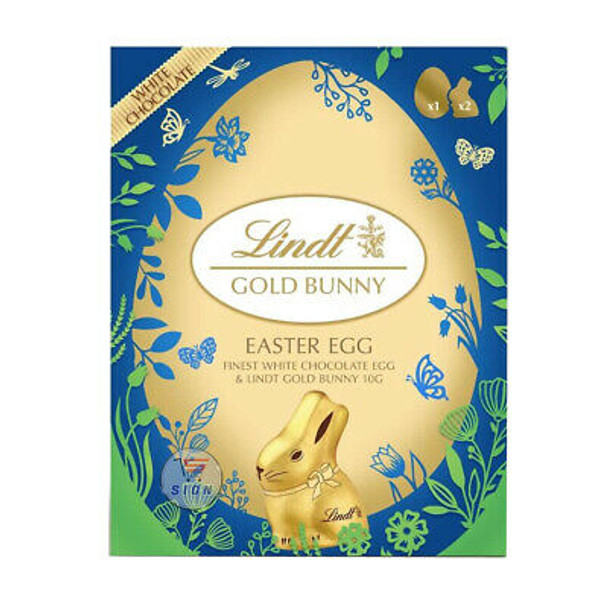 lindt Gold Bunny Easter Egg White Chocolate 115g