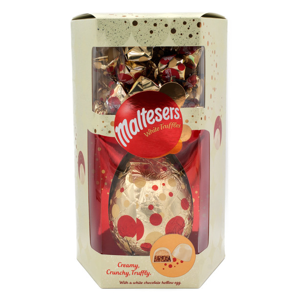 Maltesers White Chocolate Egg With White Truffles 287G