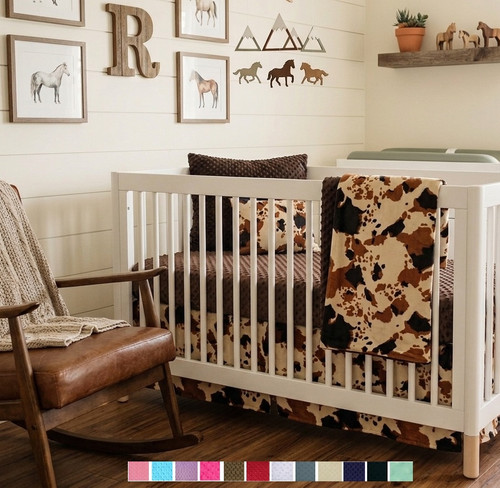 Pony Western Crib Bedding Ranch Style