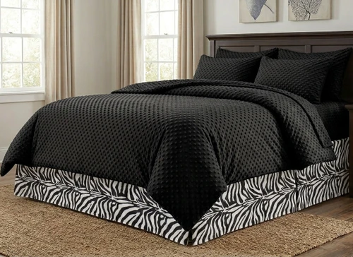 Animal Print Bed Skirt