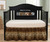 leopard nursery crib skirt