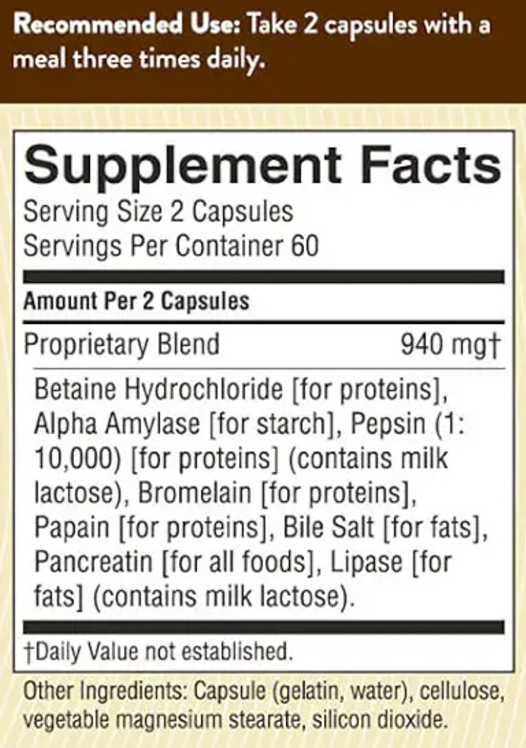 Nature's Sunshine Food Enzymes More people buy here Learn why