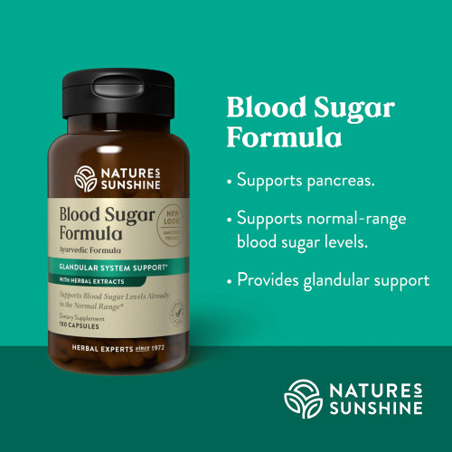 Benefits of Blood Sugar Formula include nourishment for pancreas and maintaining good blood sugar levels