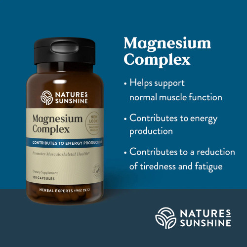 Benefits of Magnesium Complex for muscle health, energy production, and fatigue