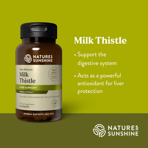 Benefits of Milk Thistle Time Release for the liver