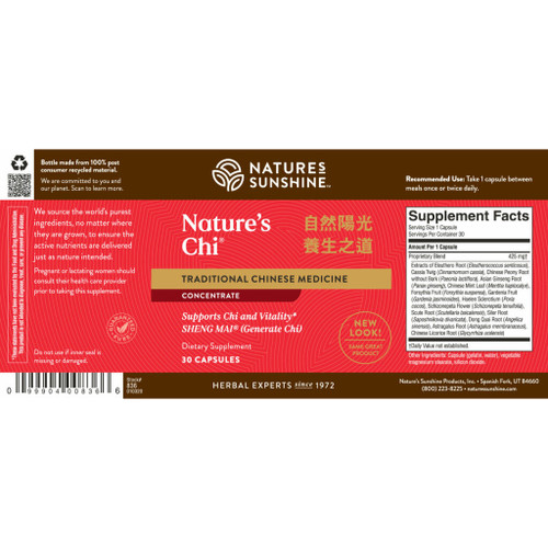 Nature's Chi TCM label image