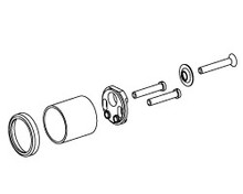 Night Latch Cylinder Assembly - MD Door