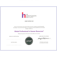 GPHR® Paper Certificate Product Image
